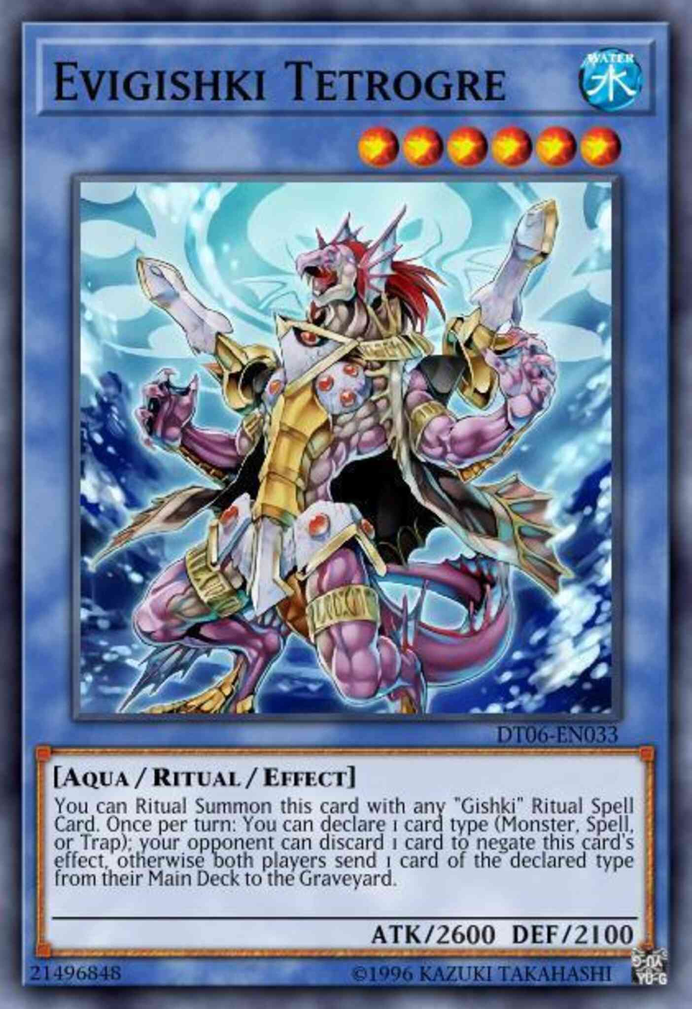 Evigishki Tetrogre - HA06-EN018 - Secret Rare - 1st Edition