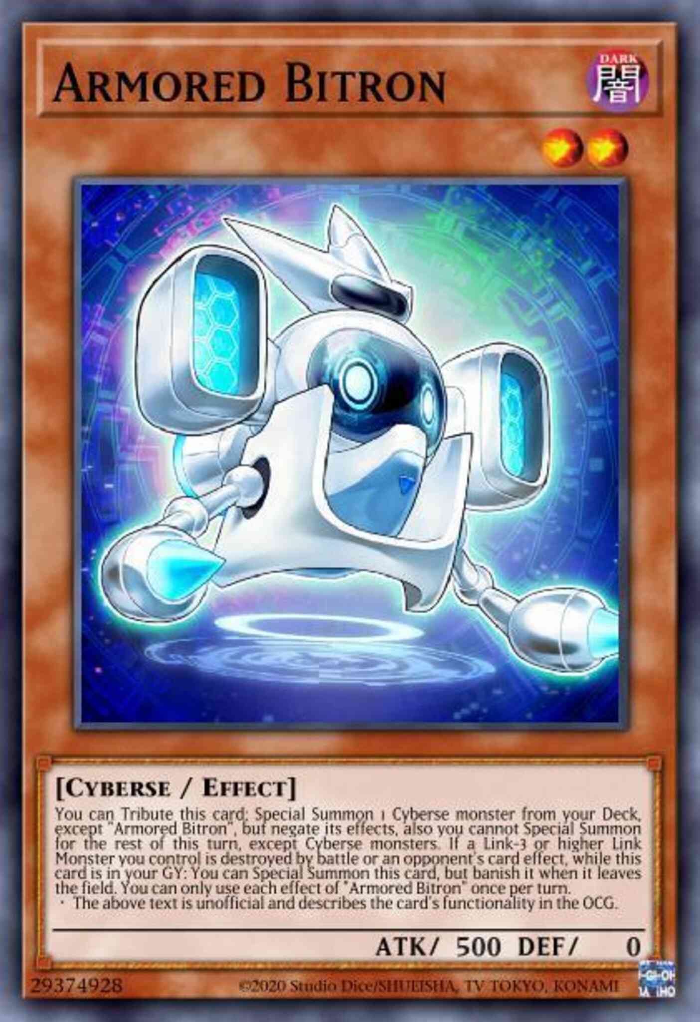 Armored Bitron - ETCO-EN095 - Super Rare - 1st Edition