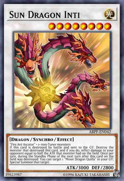 Sun Dragon Inti - ABPF-EN042 - Ultimate Rare - Unlimited