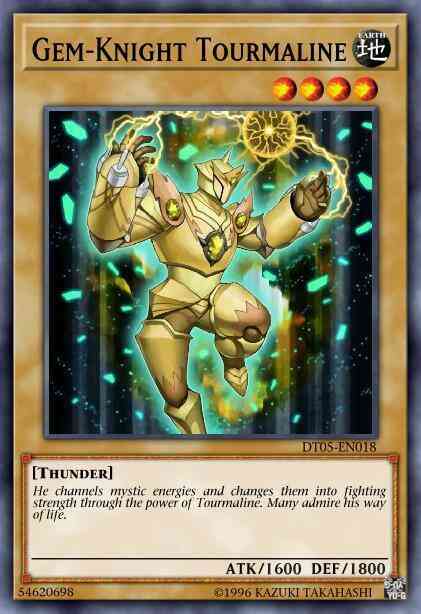 Gem-Knight Tourmaline - SP15-EN001 - Common - 1st Edition