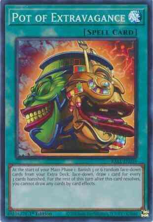 Pot of Extravagance - RA01-EN059 - Super Rare - 1st Edition