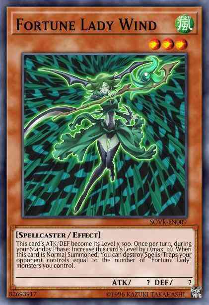 Fortune Lady Wind - SOVR-EN009 - Rare - 1st Edition