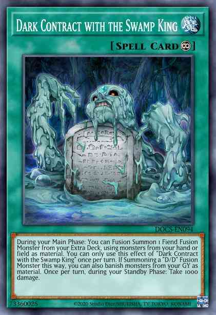 Dark Contract with the Swamp King - MP16-EN169 - Common - Unlimited