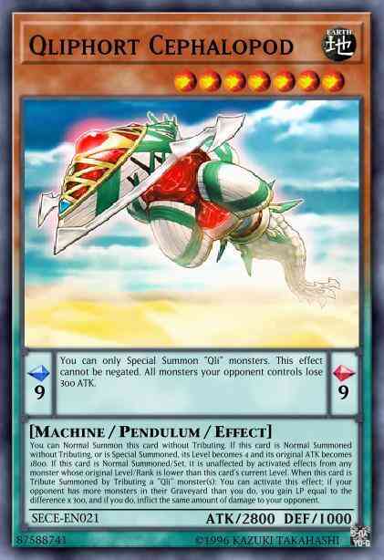 Qliphort Cephalopod - SECE-ENS04 - Super Rare - Limited