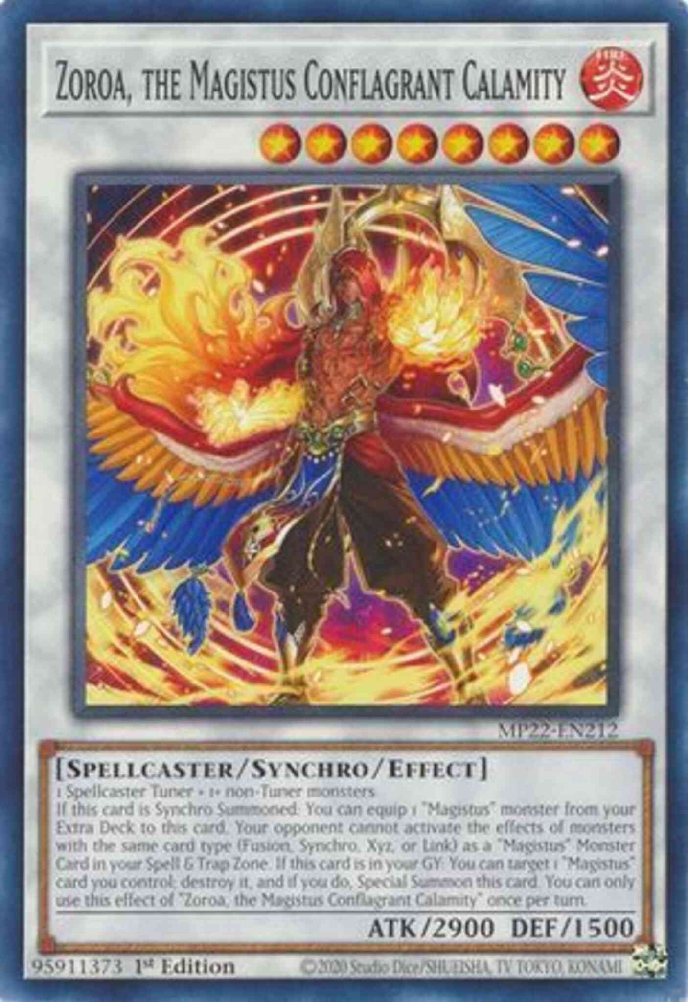 Zoroa, the Magistus Conflagrant Calamity - MP22-EN212 - Common - 1st Edition