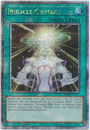 Miracle Contact - RA03-EN253 - Quarter Century Secret Rare - 1st Edition