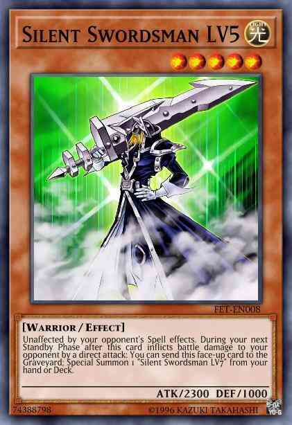 Silent Swordsman LV5 - FET-EN008 - Ultimate Rare - 1st Edition