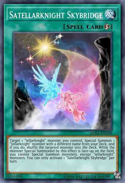 Satellarknight Skybridge - MP15-EN102 - Rare - 1st Edition