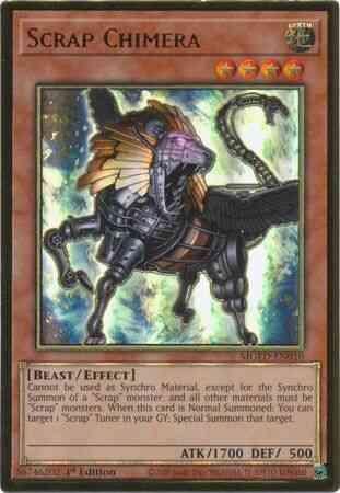 Scrap Chimera - MGED-EN010 - Premium Gold Rare - 1st Edition
