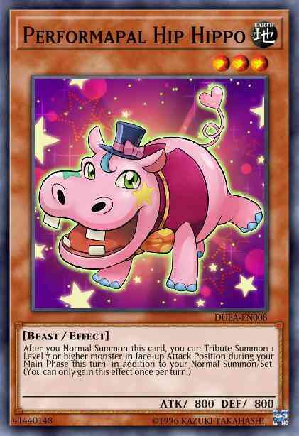 Performapal Hip Hippo - DUEA-EN008 - Common - 1st Edition