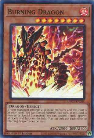 Burning Dragon - AGOV-EN094 - Super Rare - 1st Edition