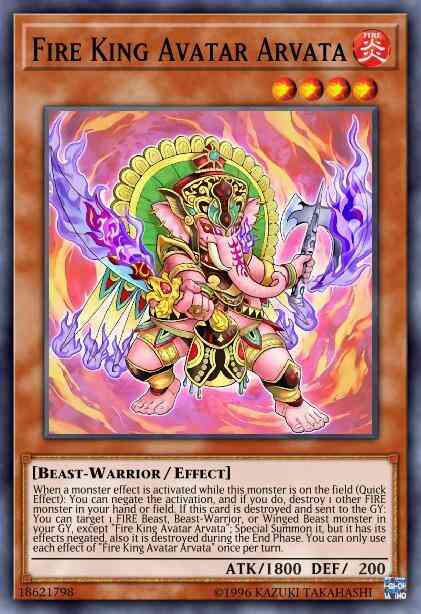 Fire King Avatar Arvata - CIBR-EN029 - Rare - Unlimited