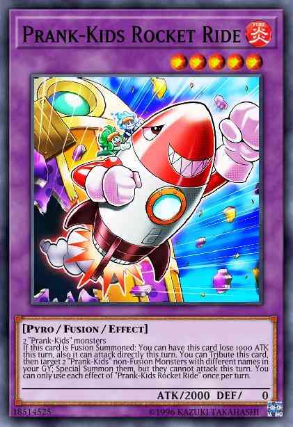 Prank-Kids Rocket Ride - HISU-EN017 - Super Rare - 1st Edition