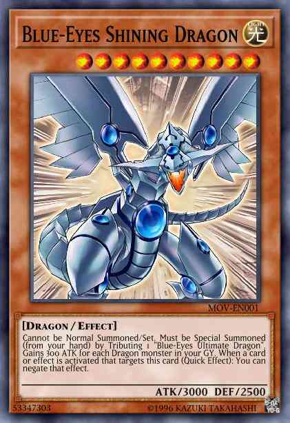 Blue-Eyes Shining Dragon - DPRP-EN026 - Common - 1st Edition