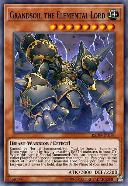 Grandsoil the Elemental Lord - FLOD-ENSE1 - Super Rare - Limited