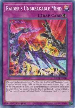 Raider's Unbreakable Mind - MP21-EN210 - Common - 1st Edition