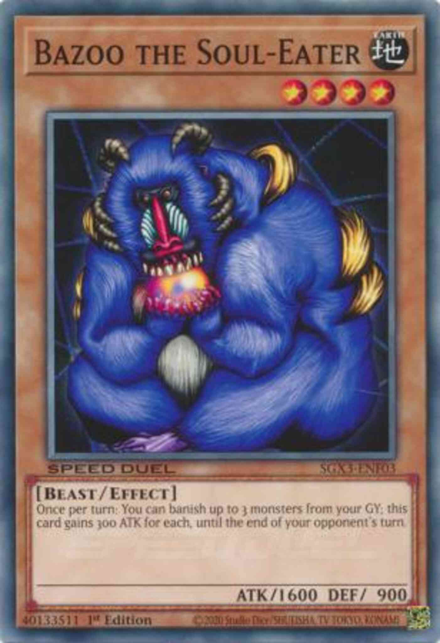 Bazoo the Soul-Eater - SGX3-ENF03 - Common - 1st Edition