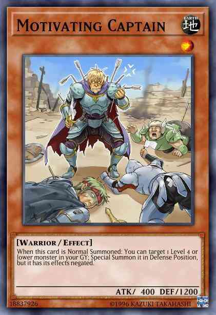 Motivating Captain - COTD-EN031 - Rare - 1st Edition