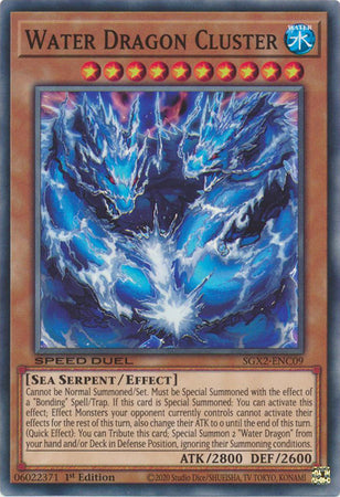 Water Dragon Cluster - SGX2-ENC09 - Common - 1st Edition