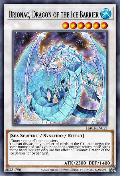 Brionac, Dragon of the Ice Barrier - DUDE-EN008 - Ultra Rare - 1st Edition