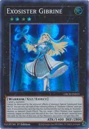 Exosister Gibrine - GRCR-EN019 - Super Rare - 1st Edition