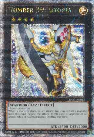 Number 39: Utopia - TN23-EN013 - Quarter Century Secret Rare - Limited