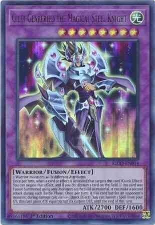 Gilti-Gearfried the Magical Steel Knight - KICO-EN014 - Ultra Rare - 1st Edition