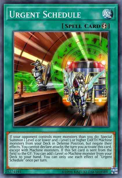 Urgent Schedule - LED4-EN037 - Ultra Rare - 1st Edition