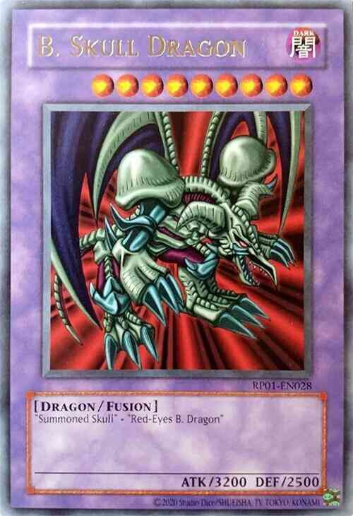 B. Skull Dragon - 2020 Date Reprint - RP01-EN028 - Rare - Unlimited