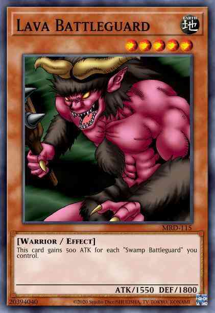Lava Battleguard - MRD-115 - Common - 1st Edition