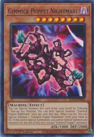 Gimmick Puppet Nightmare - Silver - BLC1-EN040 - Ultra Rare - 1st Edition