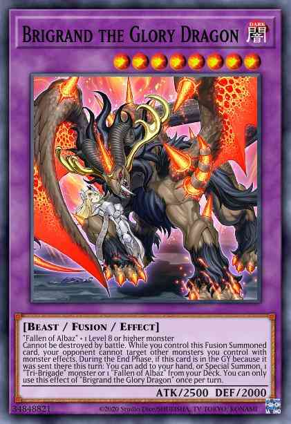 Brigrand the Glory Dragon - PHRA-EN031 - Ultra Rare - 1st Edition