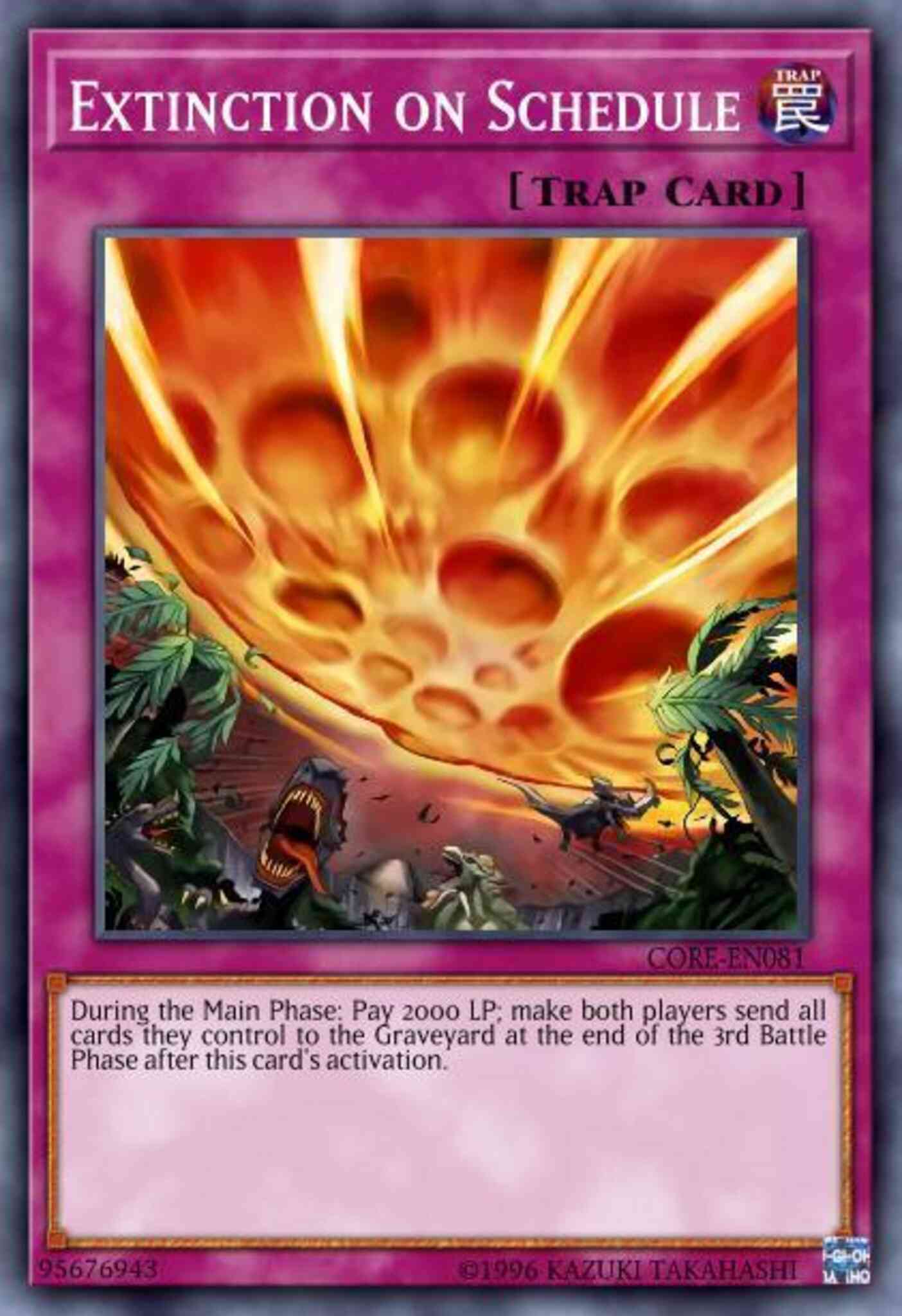 Extinction on Schedule - CORE-EN081 - Common - Unlimited