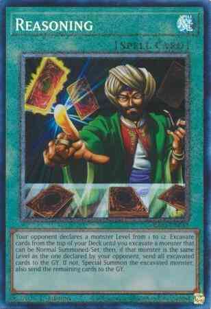 Reasoning - RA01-EN052 - Prismatic Collector's Rare - 1st Edition