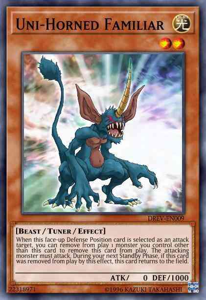 Uni-Horned Familiar - DREV-EN009 - Common - 1st Edition