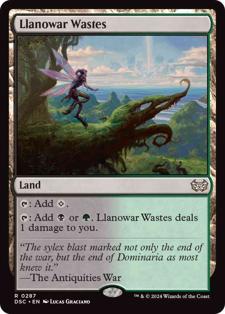 Llanowar Wastes [287] [Duskmourn: House of Horror: Commander] [Non-Foil]