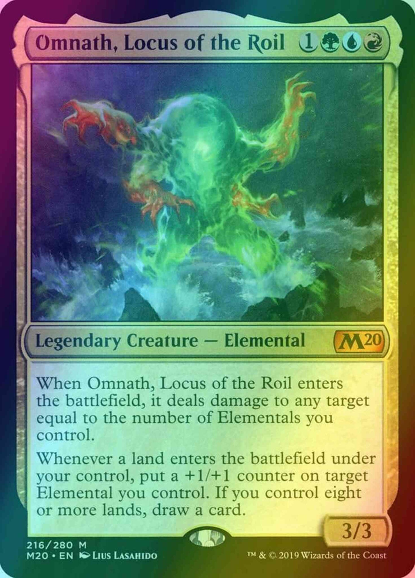 Omnath, Locus of the Roil [216] [Core Set 2020] [Foil]
