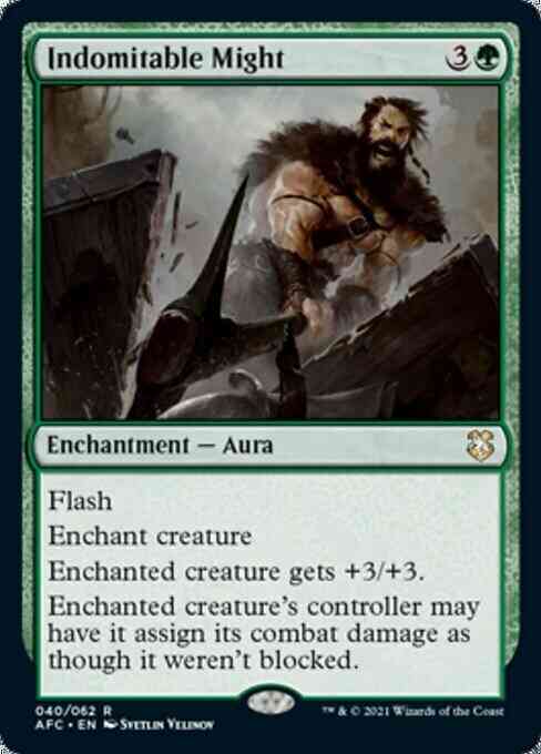 Indomitable Might [40] [Adventures in the Forgotten Realms Commander] [Non-Foil]