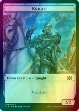 Drake Token (10) // Knight Token (05) [Double Masters 2022: Tokens] [Foil]