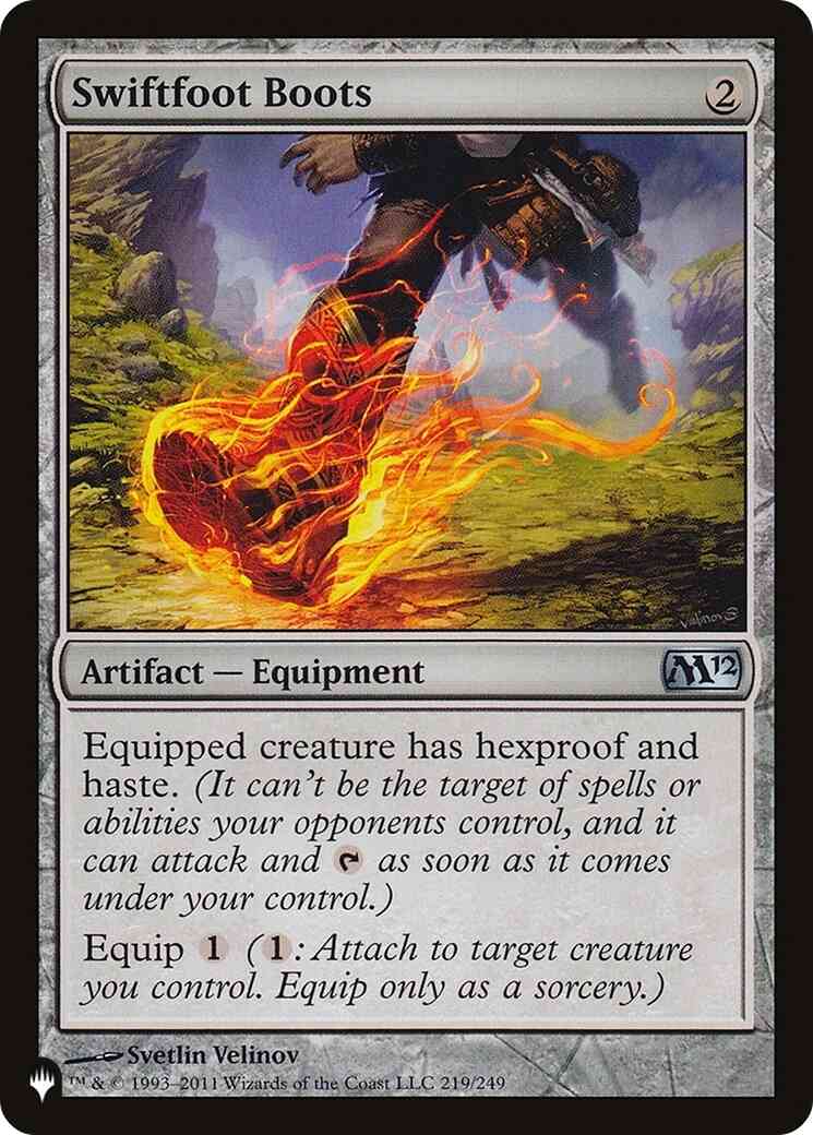 Swiftfoot Boots [M12-219] [The List] [Non-Foil]