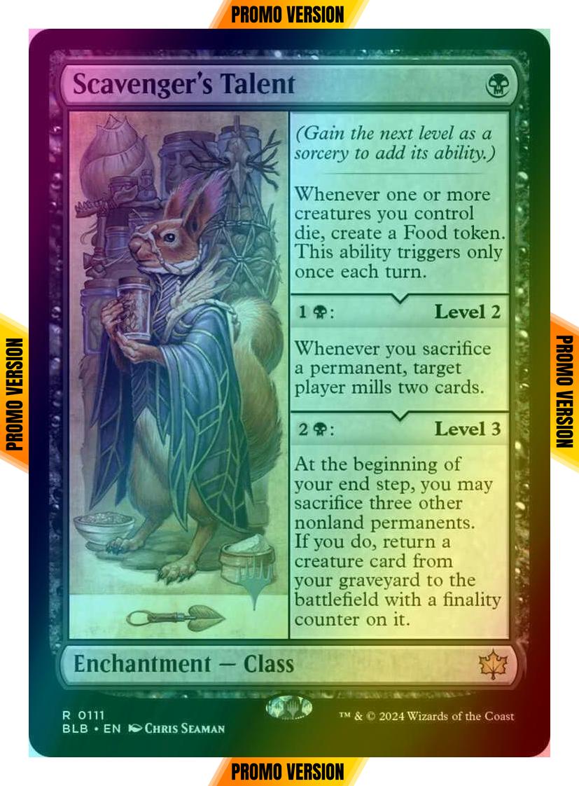 Scavenger's Talent [111p] [Promo Pack] [Bloomburrow: Promos] [Foil]
