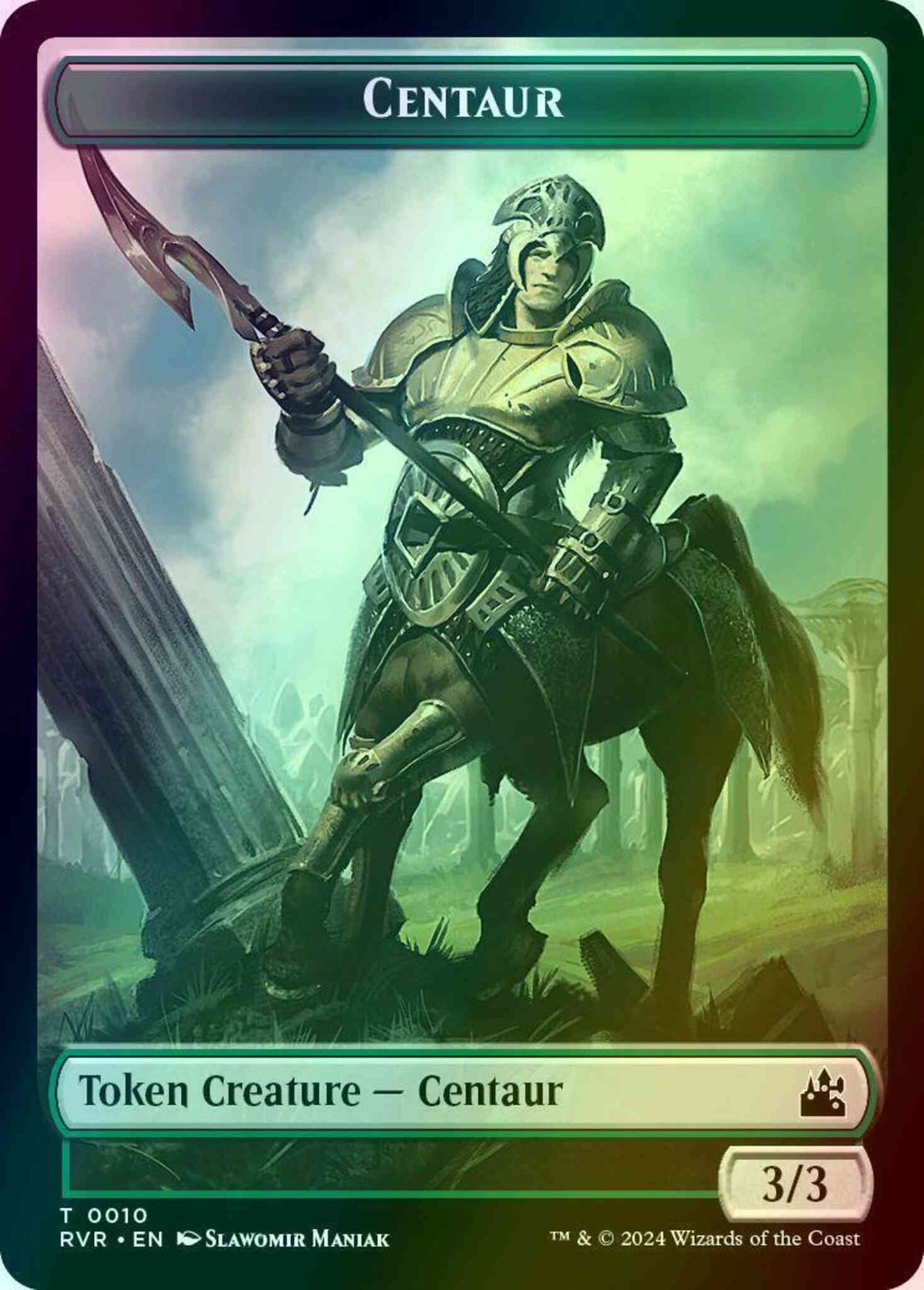 Centaur Token (10) // Saproling Token (12) [Ravnica Remastered: Tokens] [Foil]