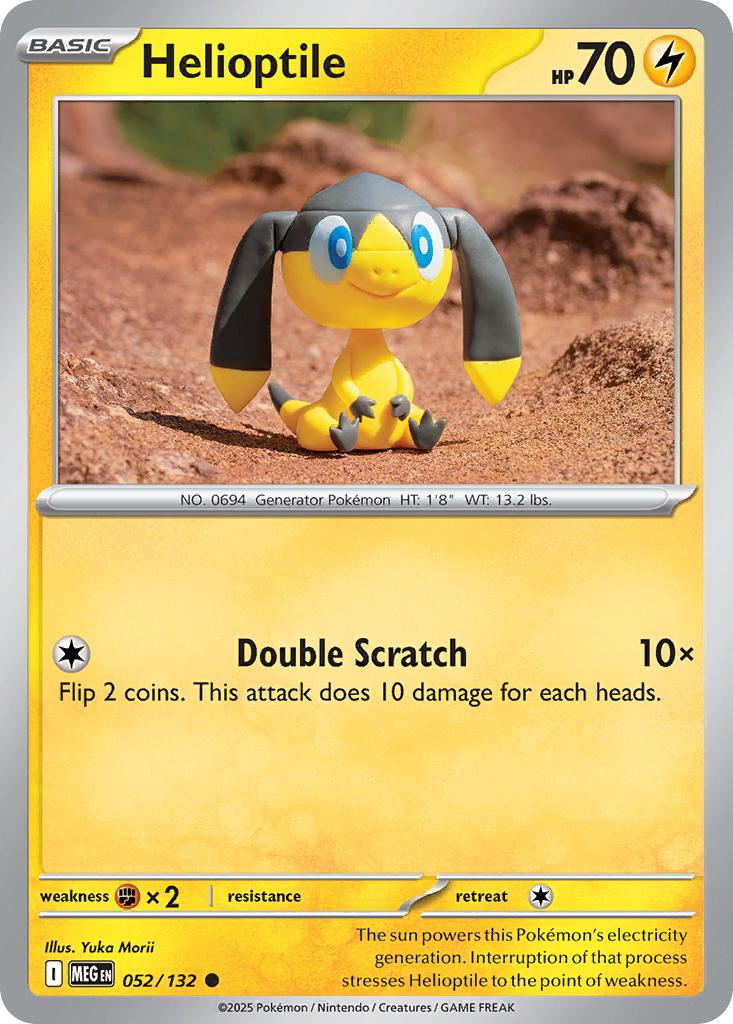 Helioptile - 052/132 - Common [me01-052] [Non-Holo]
