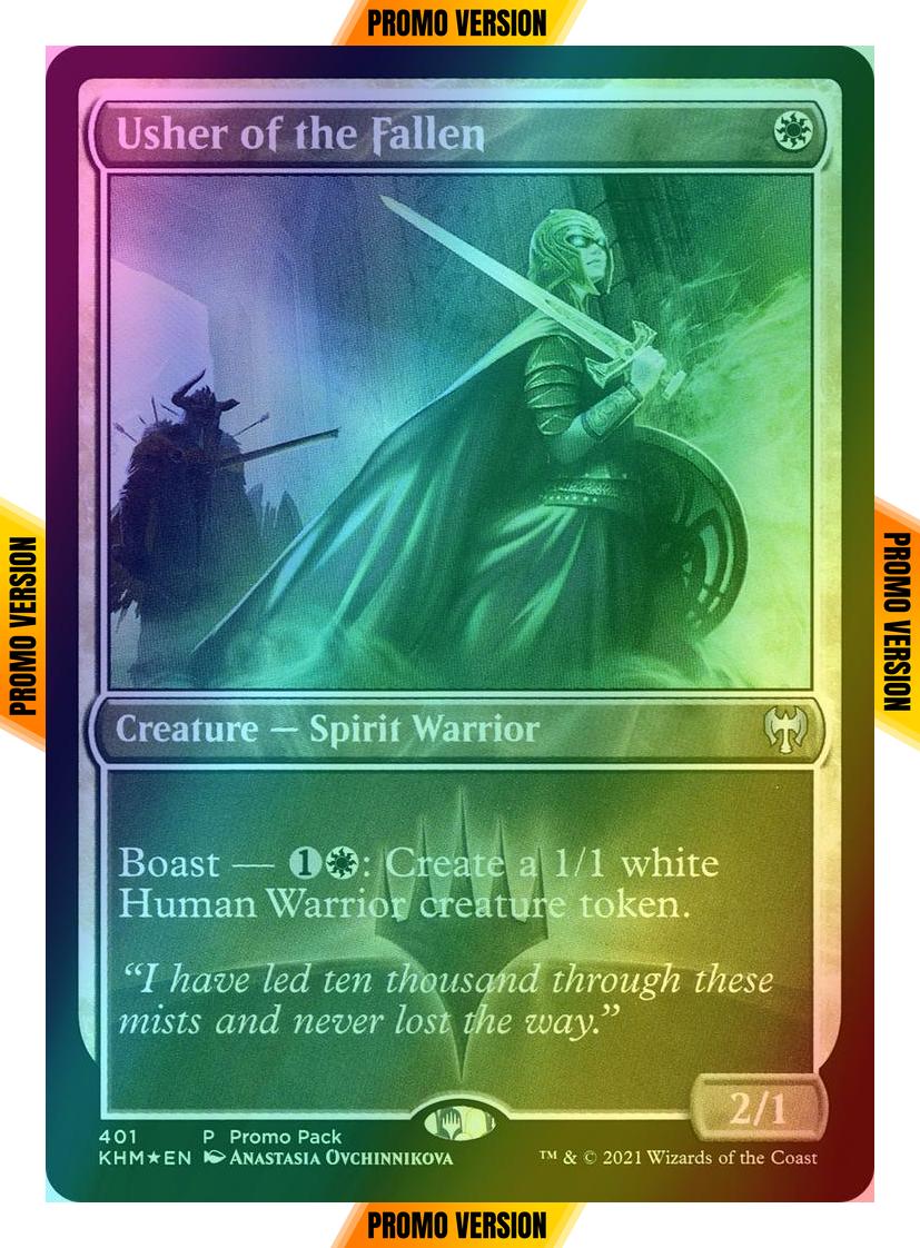 Usher of the Fallen [401] [Dark Frame Promo Pack] [Kaldheim] [Foil]