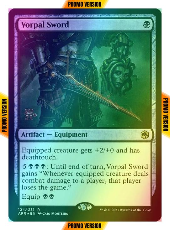Vorpal Sword [Prerelease] [124s] [Adventures in the Forgotten Realms Promos] [Foil]