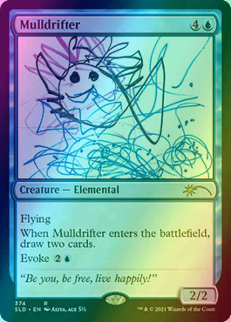 Mulldrifter [0374] [Aliya, Age 5 1/2] [Extra Life 2021] [Secret Lair Drop] [Foil]