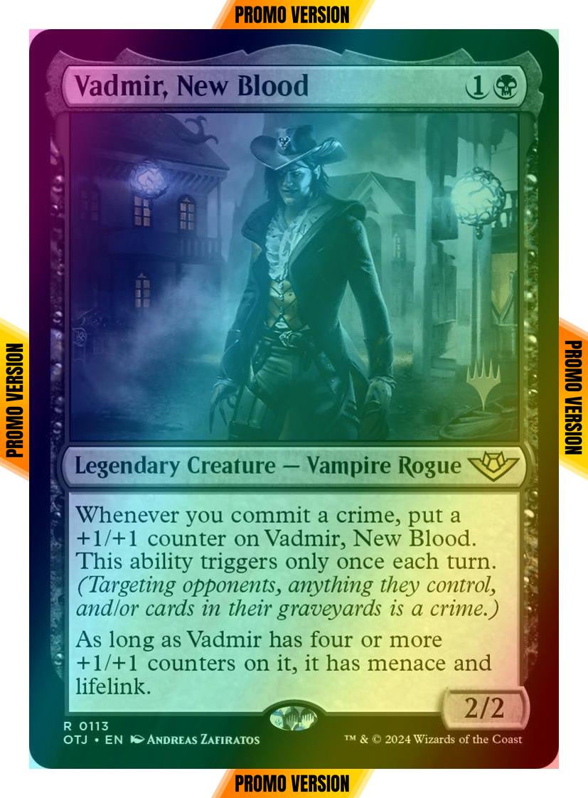 Vadmir, New Blood [113p] [Promo Pack] [Outlaws of Thunder Junction: Promos] [Foil]