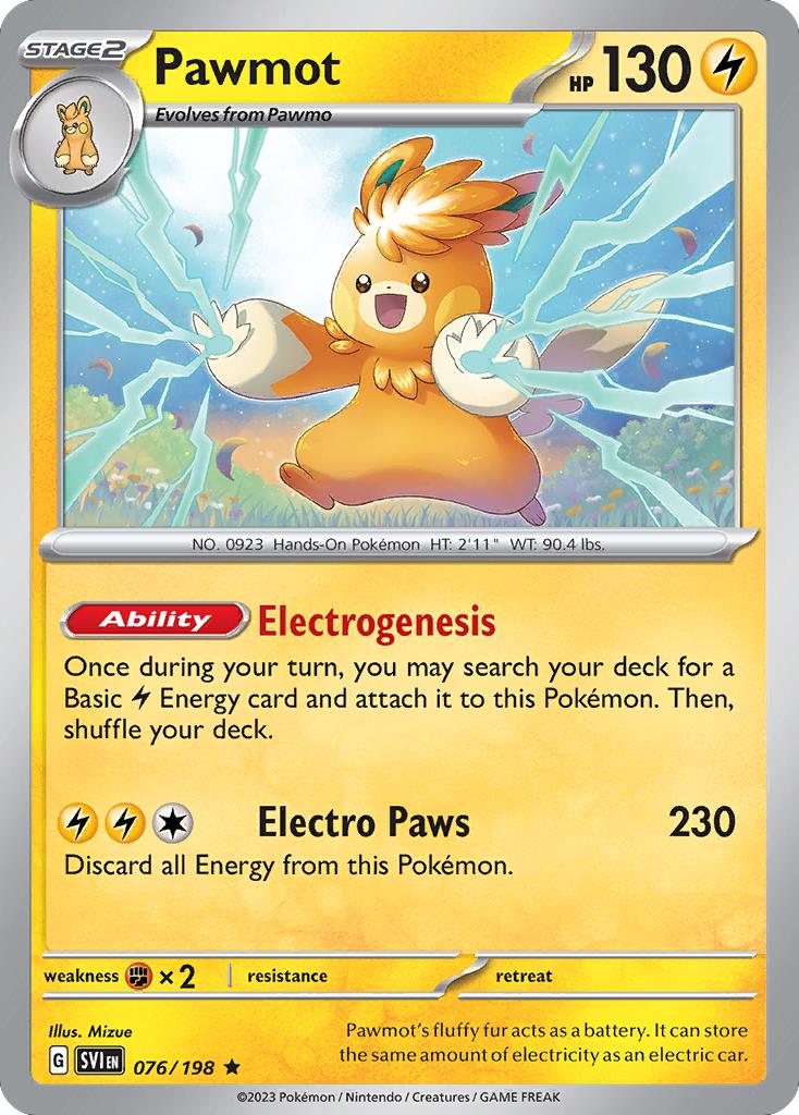 Pawmot - 076/198 - Rare [sv01-076] [Holo]