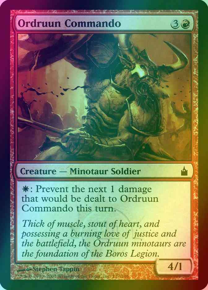 Ordruun Commando [137] [Ravnica City Of Guilds] [Foil]