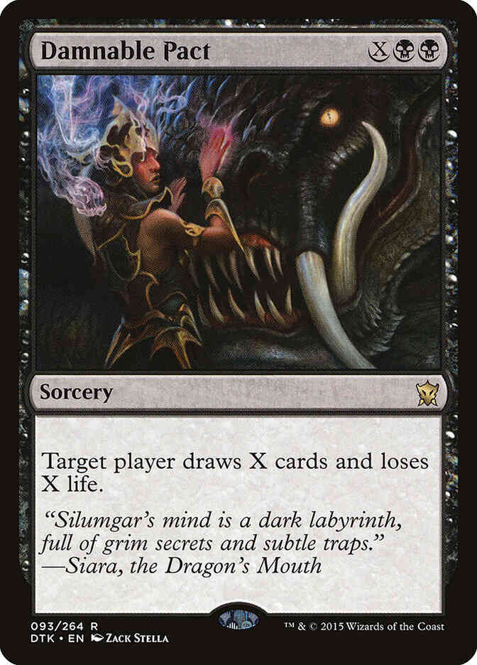Damnable Pact [93] [Dragons Of Tarkir] [Non-Foil]
